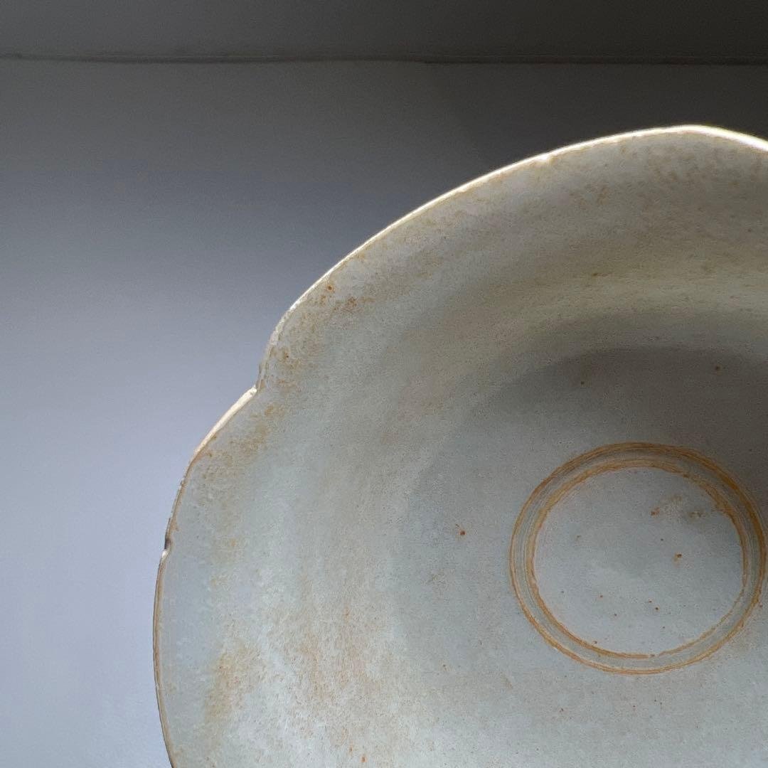 中国宋時代　影青盃、盃台　木箱付　高さ9㎝　東Y7-0709⭐︎2Fトコカ