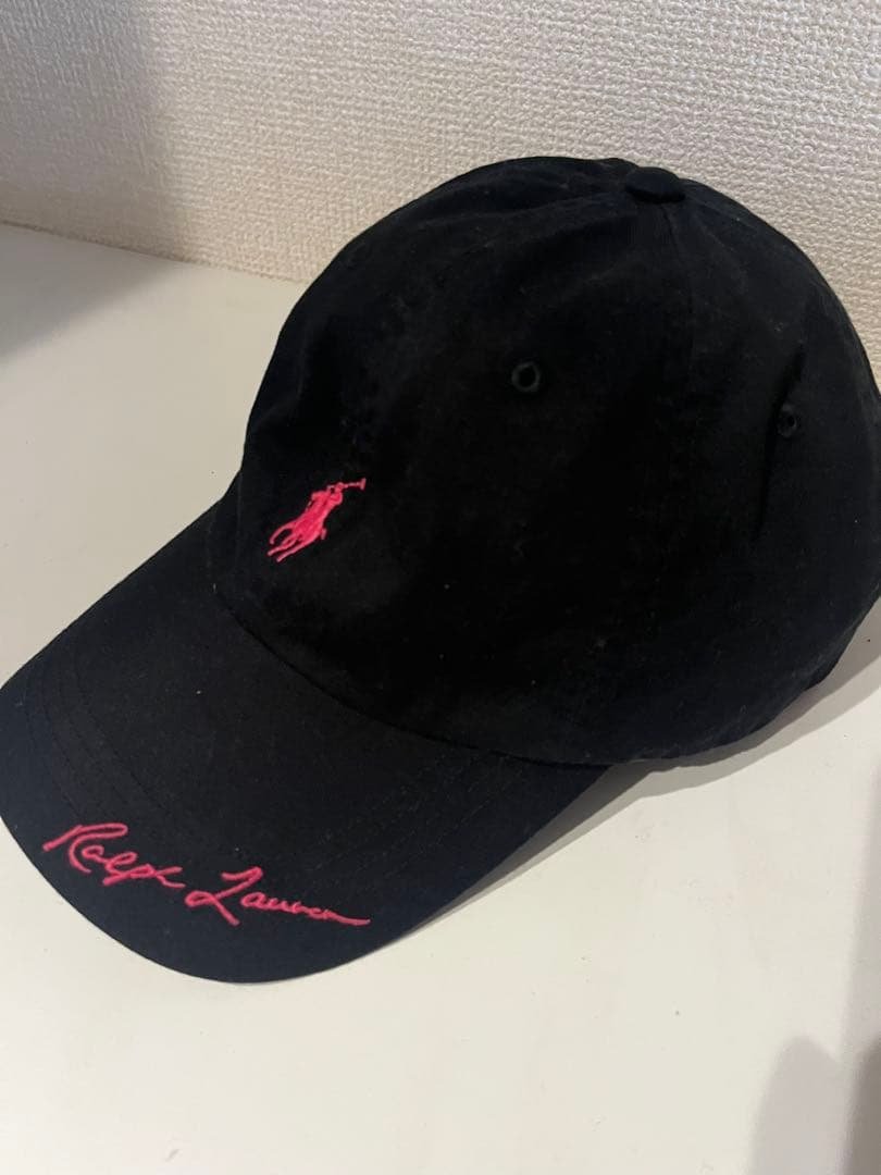 Pink Pony ツイル ボール キャップ Polo Ralph Lauren