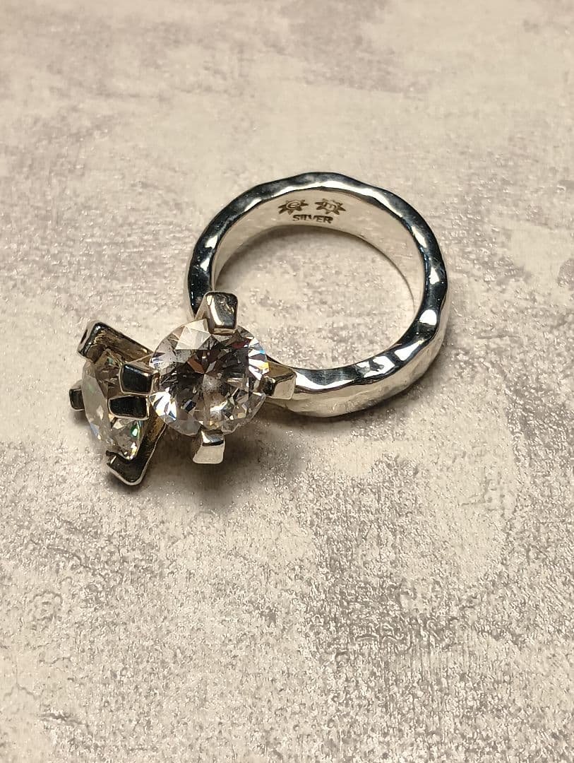 e.m シルバーリング17号大きめ