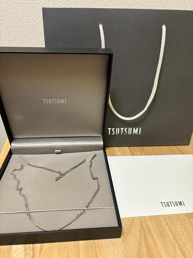 プラチナ6面W喜平ネックレス　50㎝　15.6ｇ