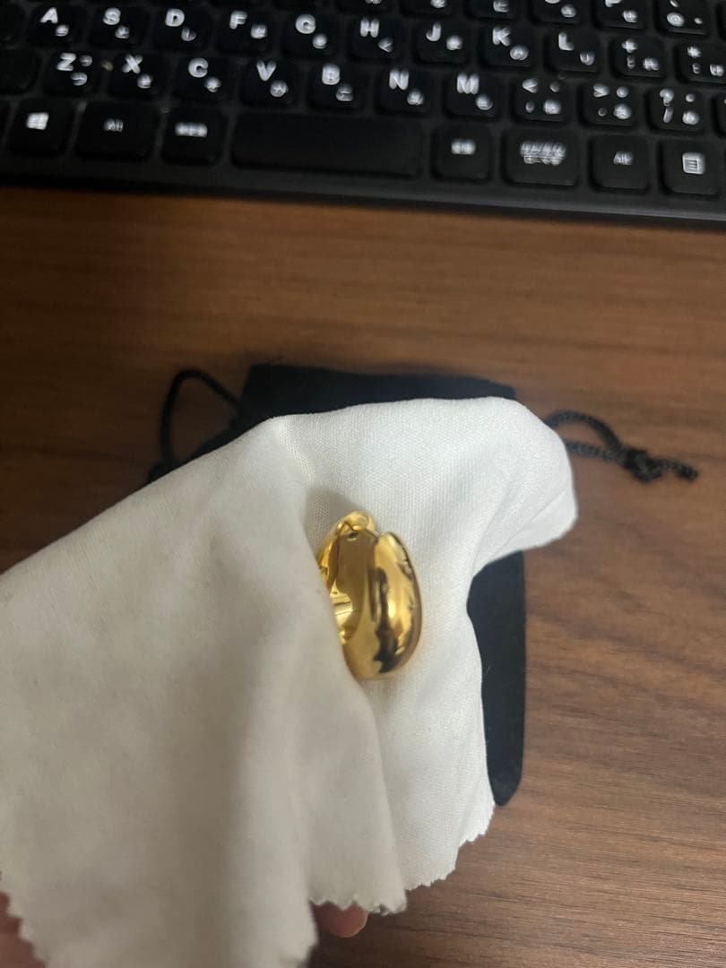 ミ*キ様 Tom wood Ice Hoops Medium ゴールド ピアス