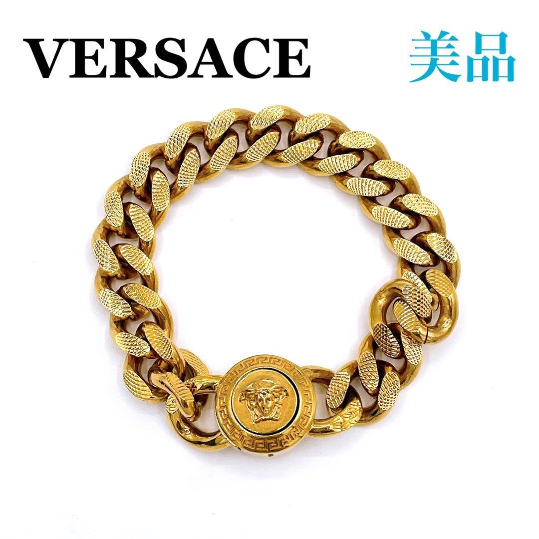 ヴェルサーチ GP メドゥーサ 喜平 チェーン ブレスレット バングル　ブランド