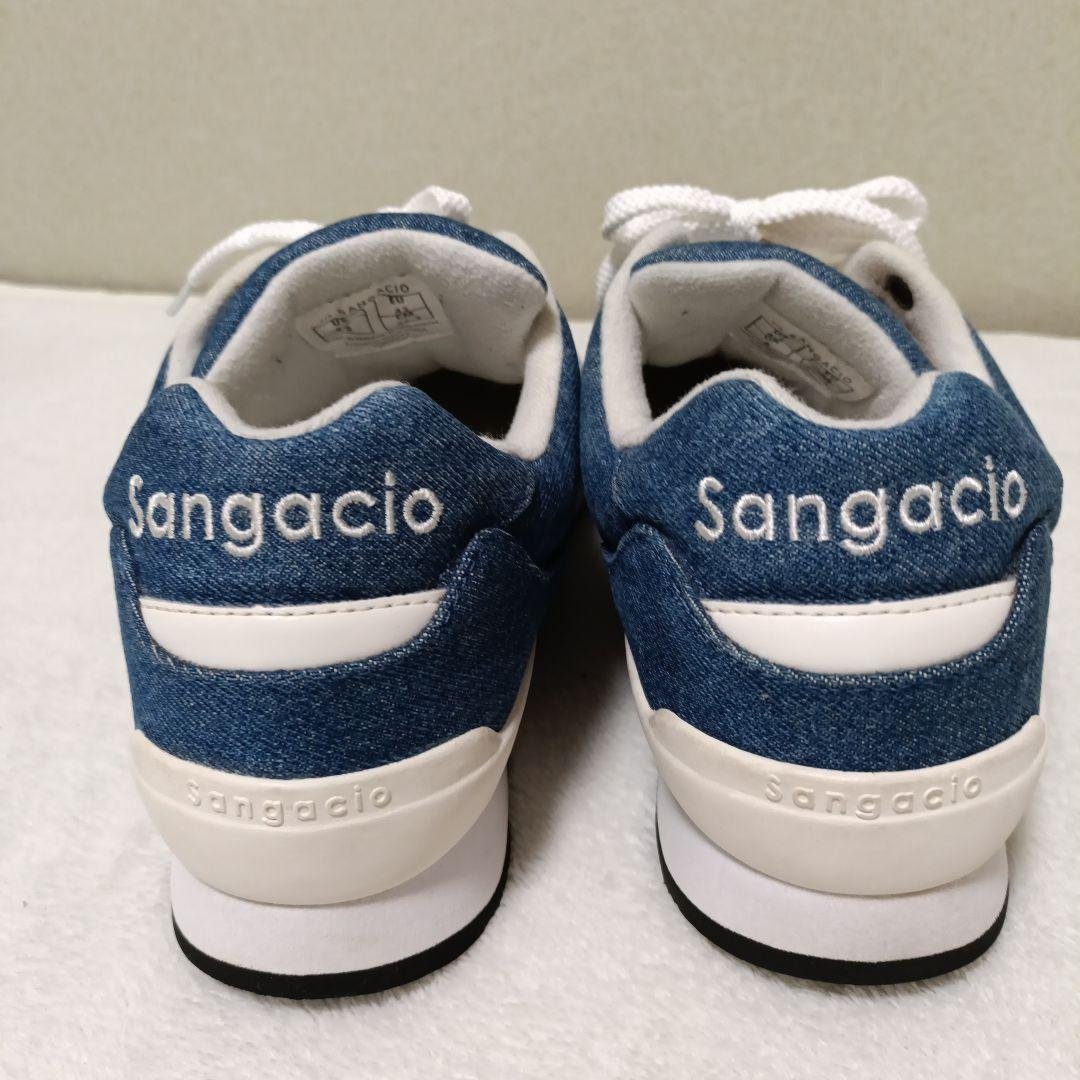 via SANGACIO にゅ～ず jeans スニーカー　にゅデニムスニーカー
