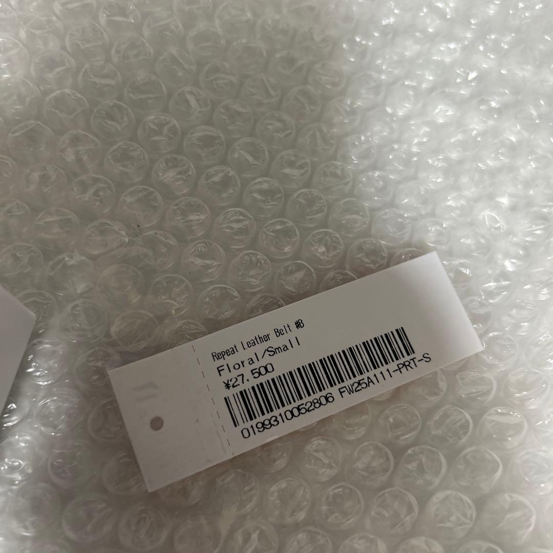 Supreme Repeat Leather Belt Floral Sサイズ