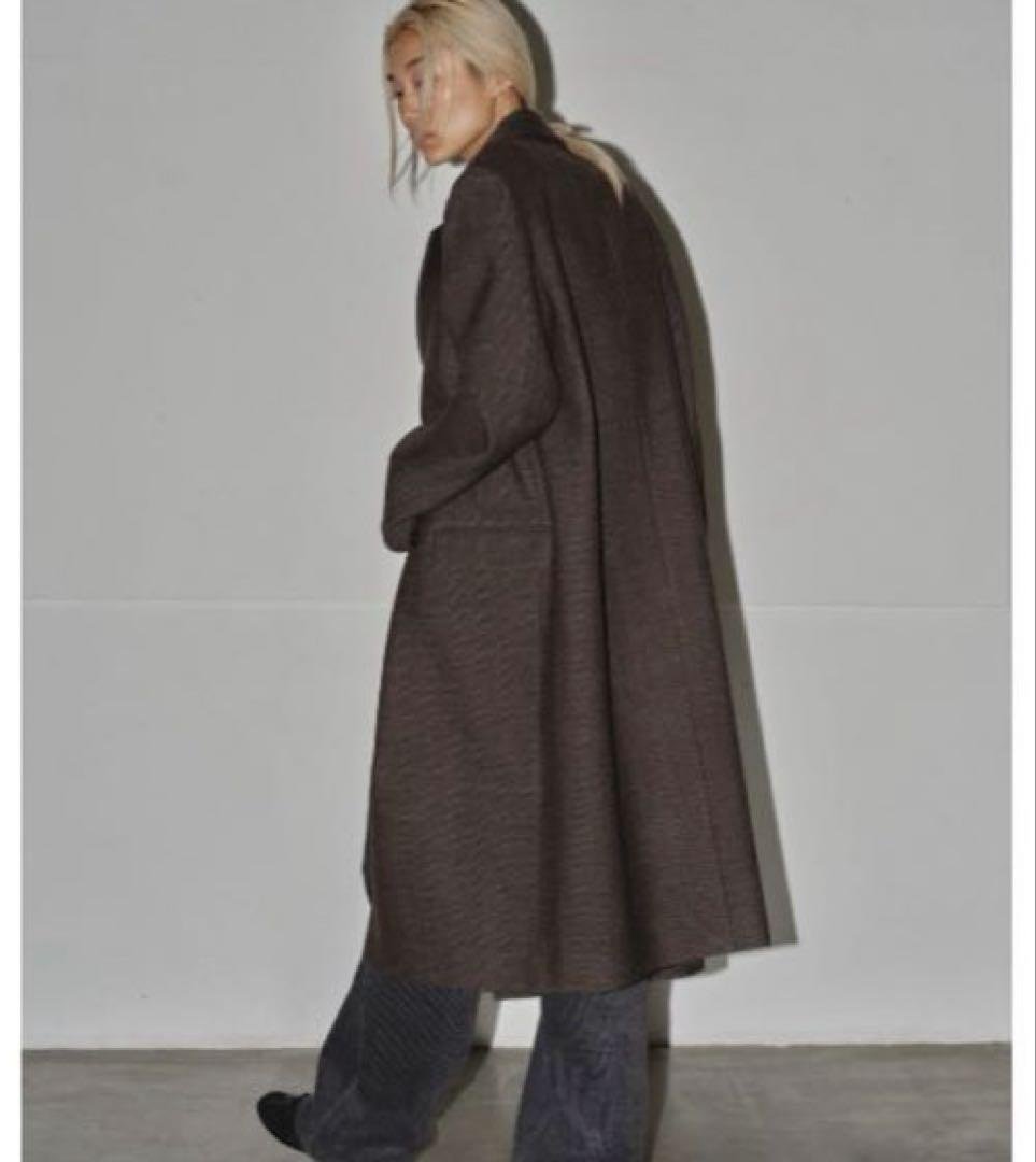 TODAYFUL ウール100%チェスターコート ダークブラウン 38 タグ付き
