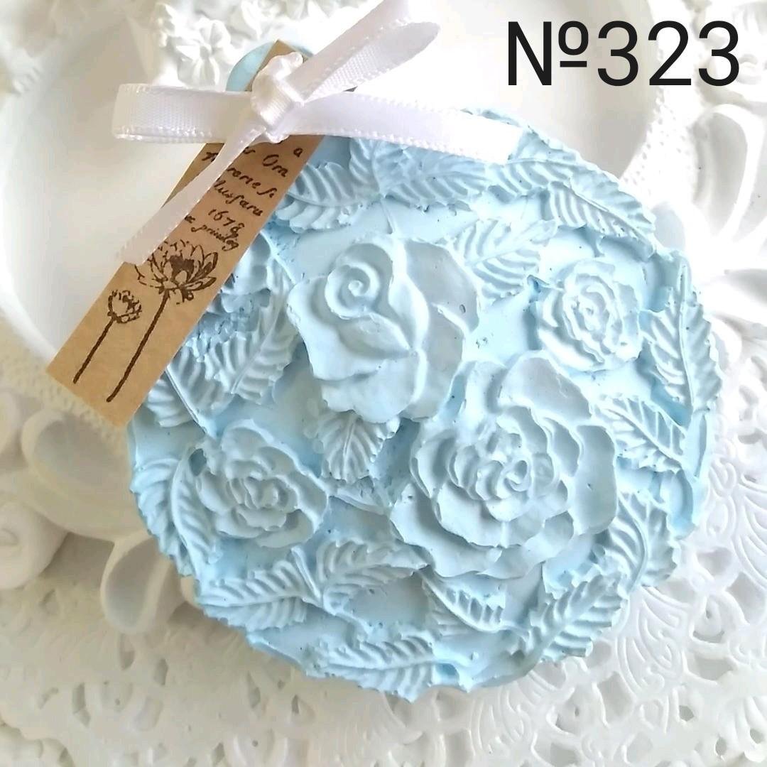 アロマストーン薔薇サシェ&天使の押しピン付き