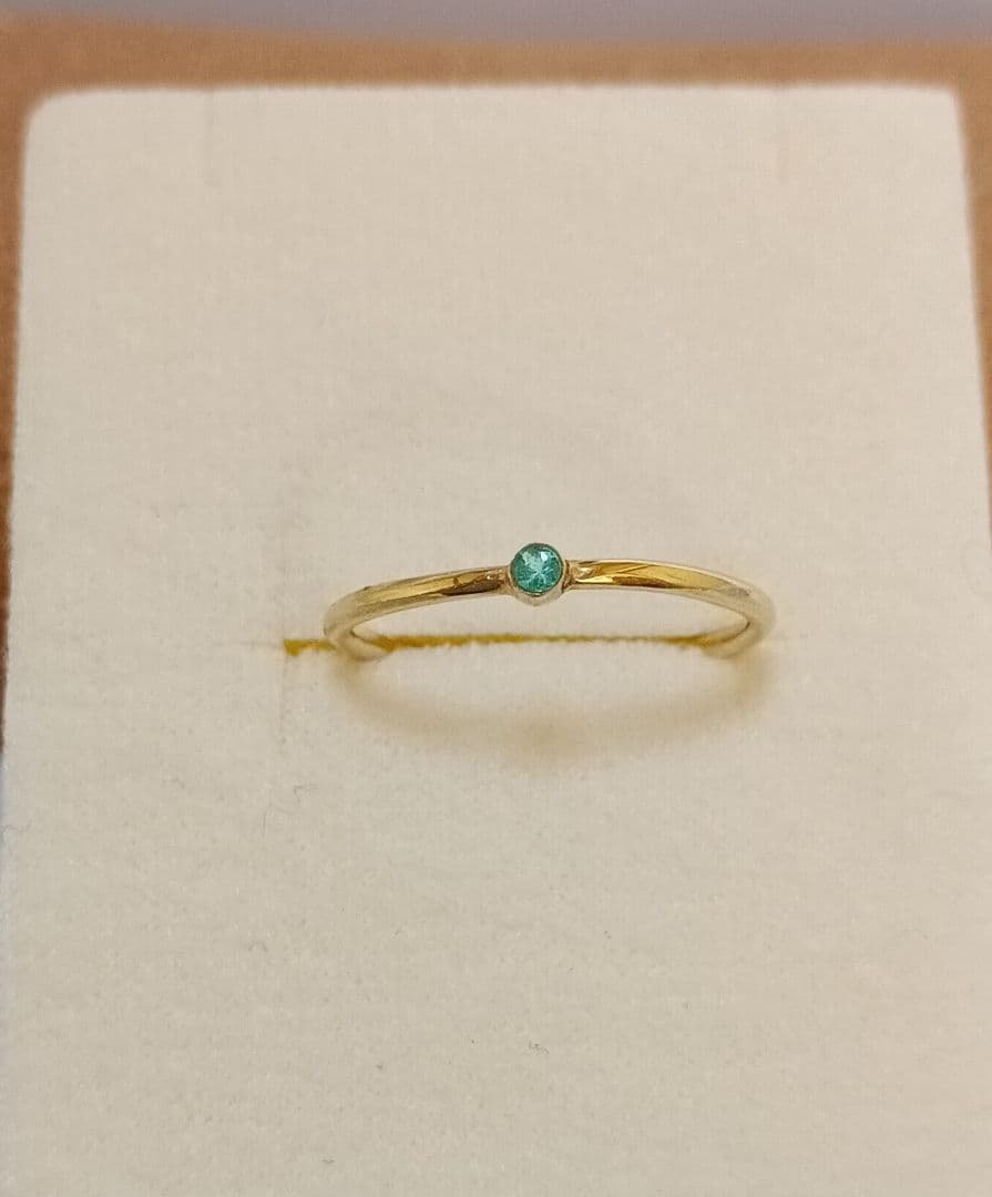 パライバトルマリン K10・ルース約1.8mm リングサイズ: 約5号