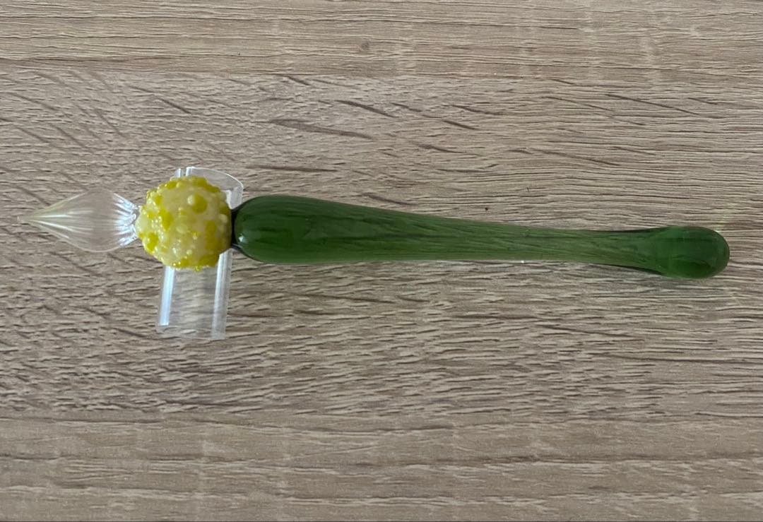 ガラスペン ずんだもち ミルキーグリーン