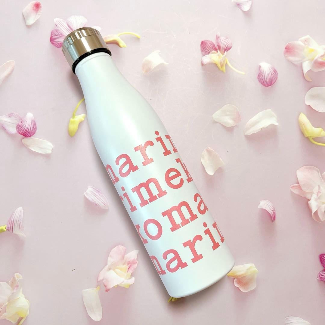 ♡マリメッコ　マリロゴ ステンレスボトル　ピンク　水筒　タンブラー　新品