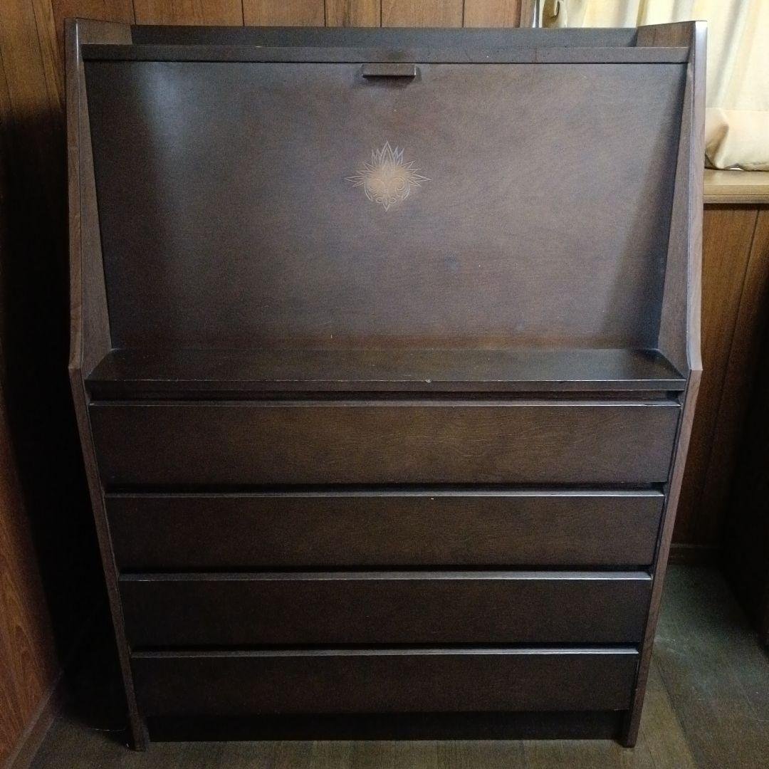 昭和レトロ　ライティングビューローデスク