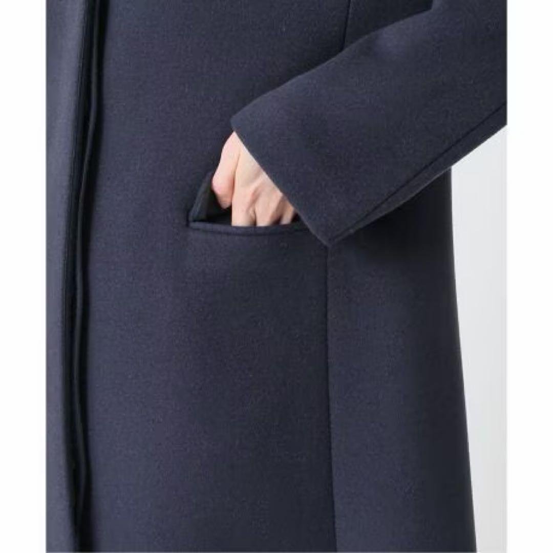 IENA ビーバートラペーズコート 【ネイビー 36】イエナ