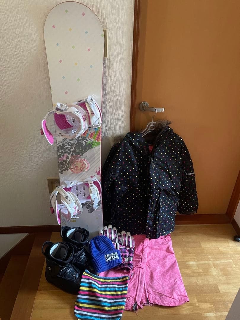 レディース スノーボード セット 一式 ビンディング ブーツ ウエア グローブ