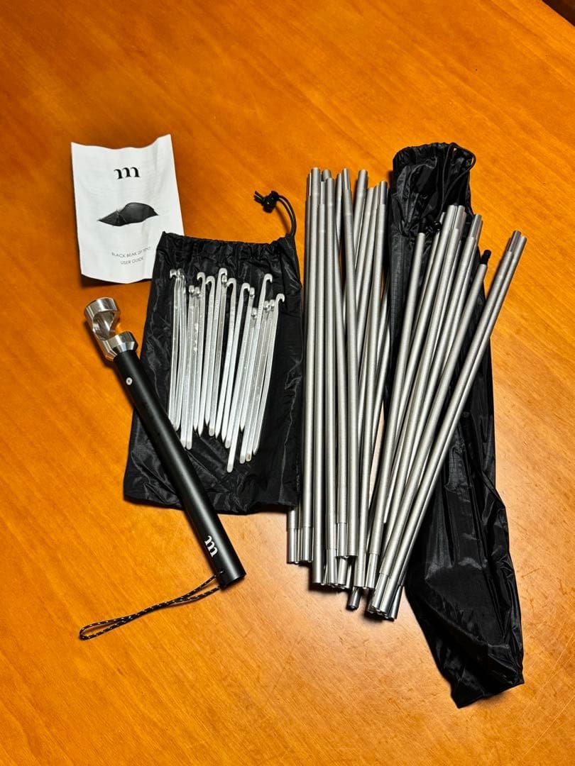 ムラコ muraco テント ブラックビーク2 中古美品