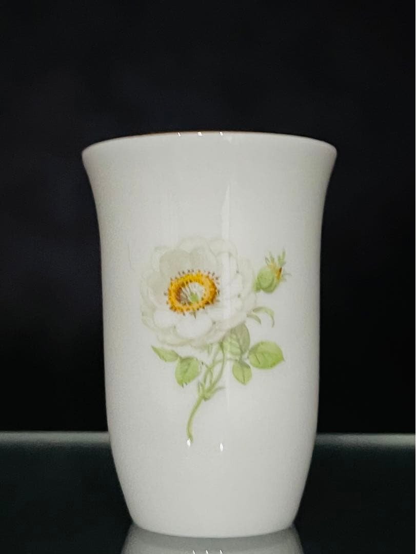 Meissenマイセン/※会員限定品 1級品 極稀少　猪口４口　日本酒　　花