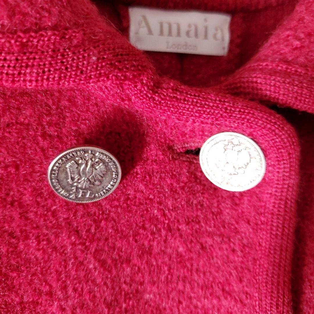 アマイアキッズコート Amaia Razorbil サイズ6 バーガンディ