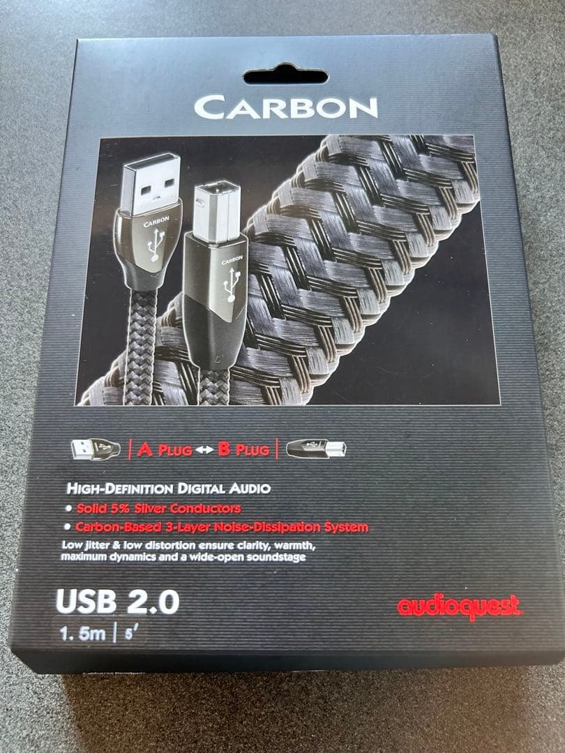 AudioQuest Carbon USBケーブル 1.5m【新品未使用】
