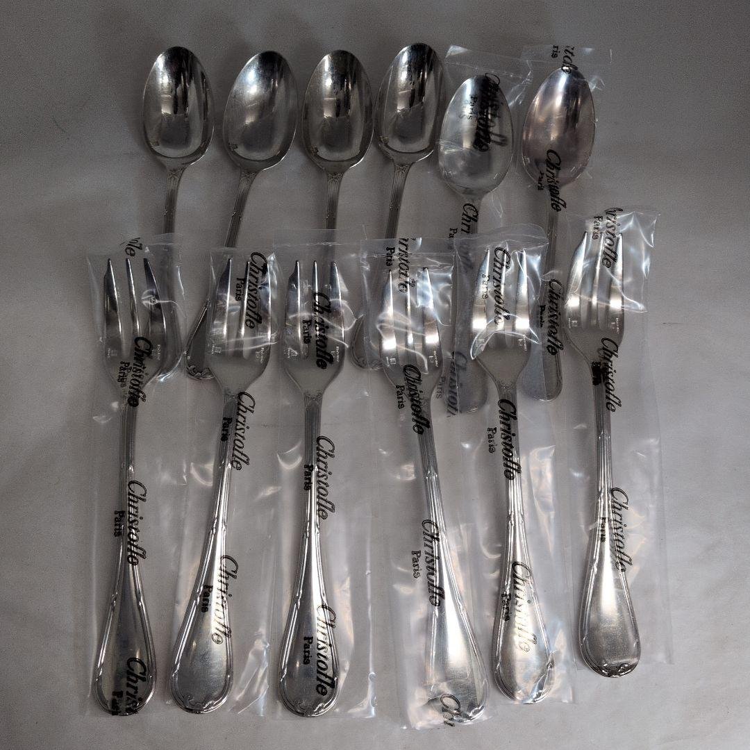 クリストフル リュバン テーブル スプーン＆フォーク各６点セット