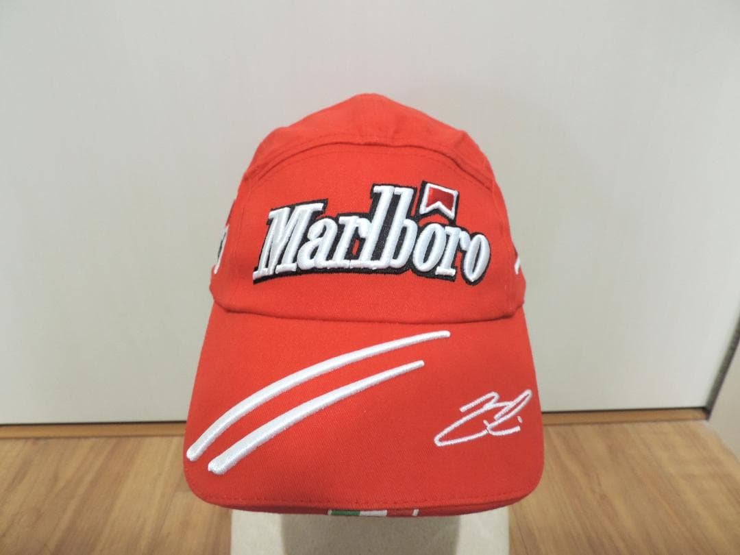 ライコネン 2007年 フェラーリ 支給品 キャップ マルボロ