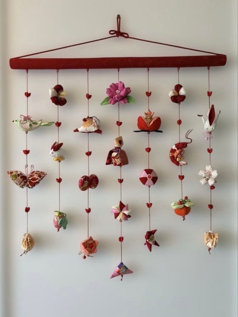 可愛いつるし雛No.193 壁掛けタイプ・ひな祭り・桃の節句・さげもんつるし飾り