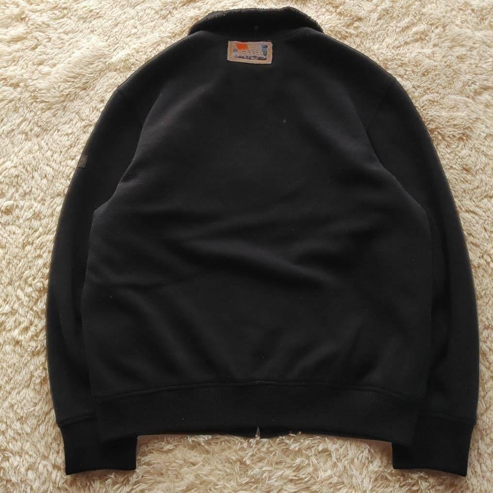 Karl Helmt 国旗 クマ マルチワッペン ボア 短丈 ウールブルゾン