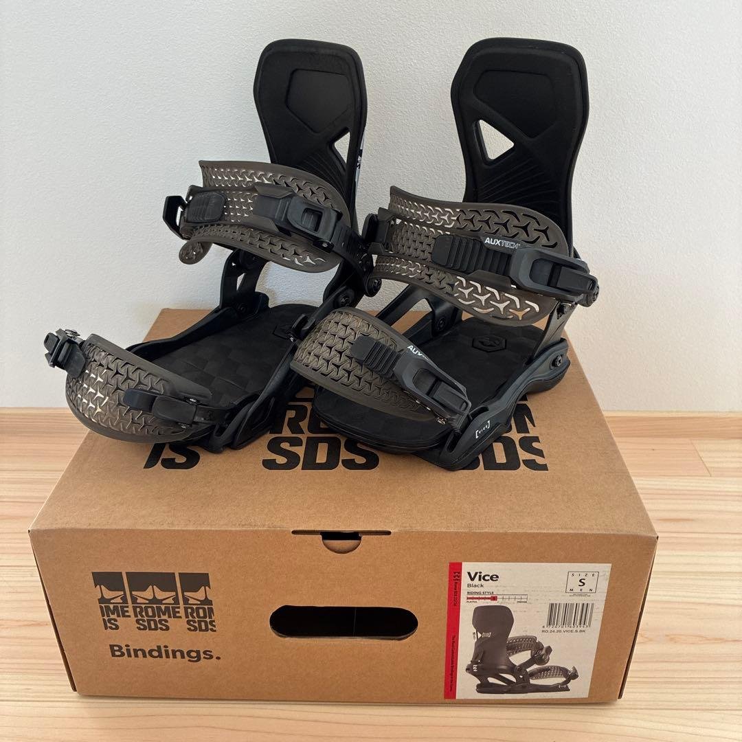 Rome vice ビンディング S 23/24 黒　ローム　バイス