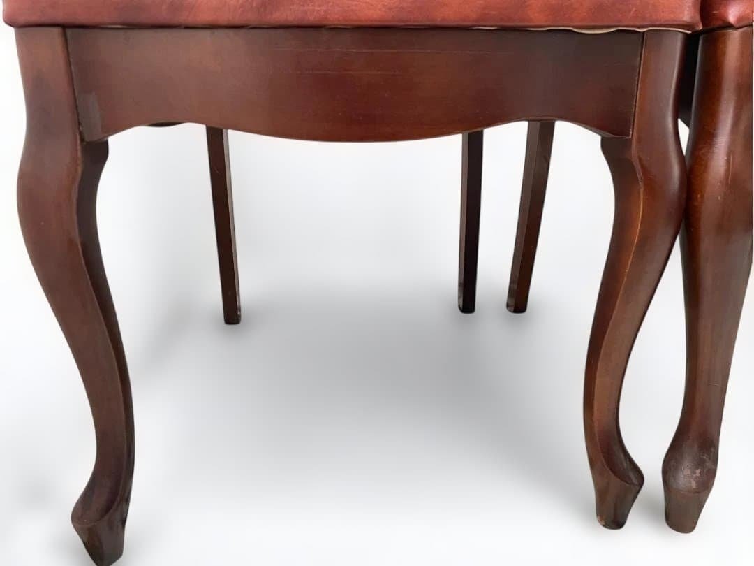 オリバー　アンティーク　鋲打ち　クラシック　２脚セット　05c20