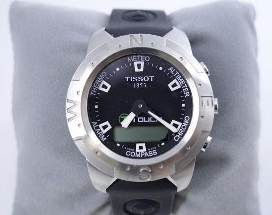 TISSOT ティソ 1853 Tタッチ Z251/351 デジアナ 黒文字盤