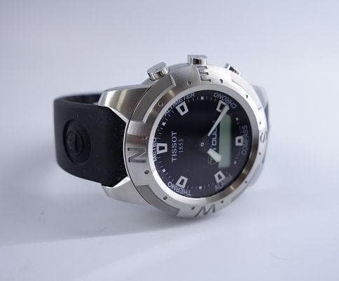 TISSOT ティソ 1853 Tタッチ Z251/351 デジアナ 黒文字盤