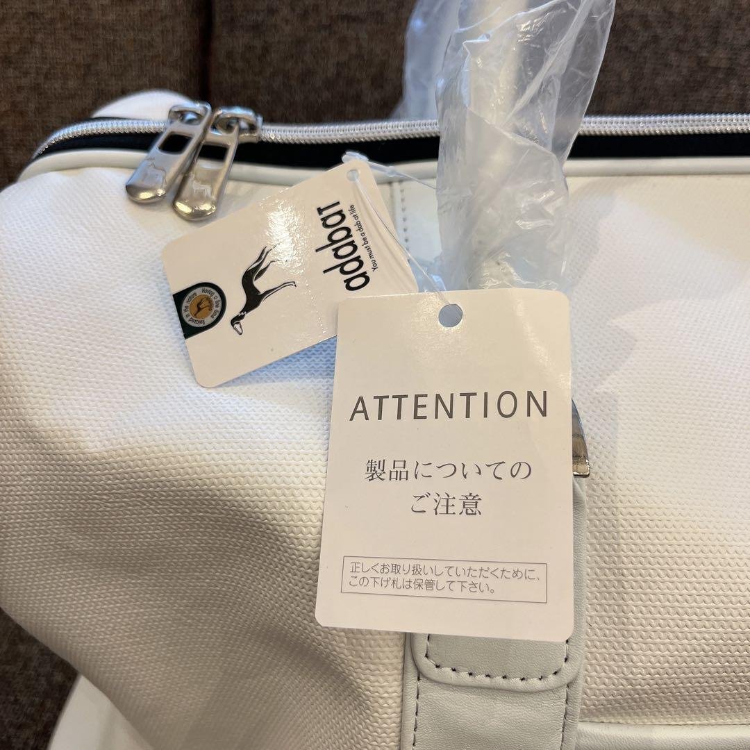 adabat ゴルフバッグ　白色　新品　タグ付き