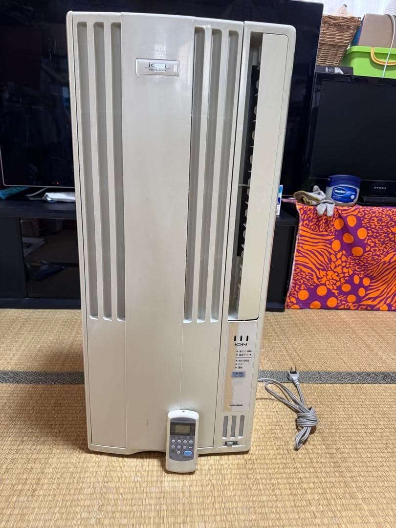 ★★ コロナ窓用エアコン　本体とリモコンのみ　2007年製　送料込　★★