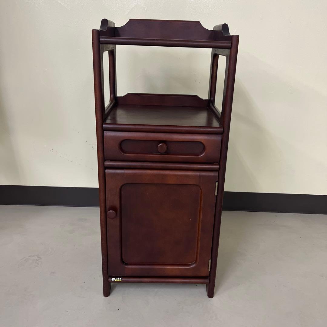 karimoku カリモク家具 飾り台　花台　電話台 昭和レトロ