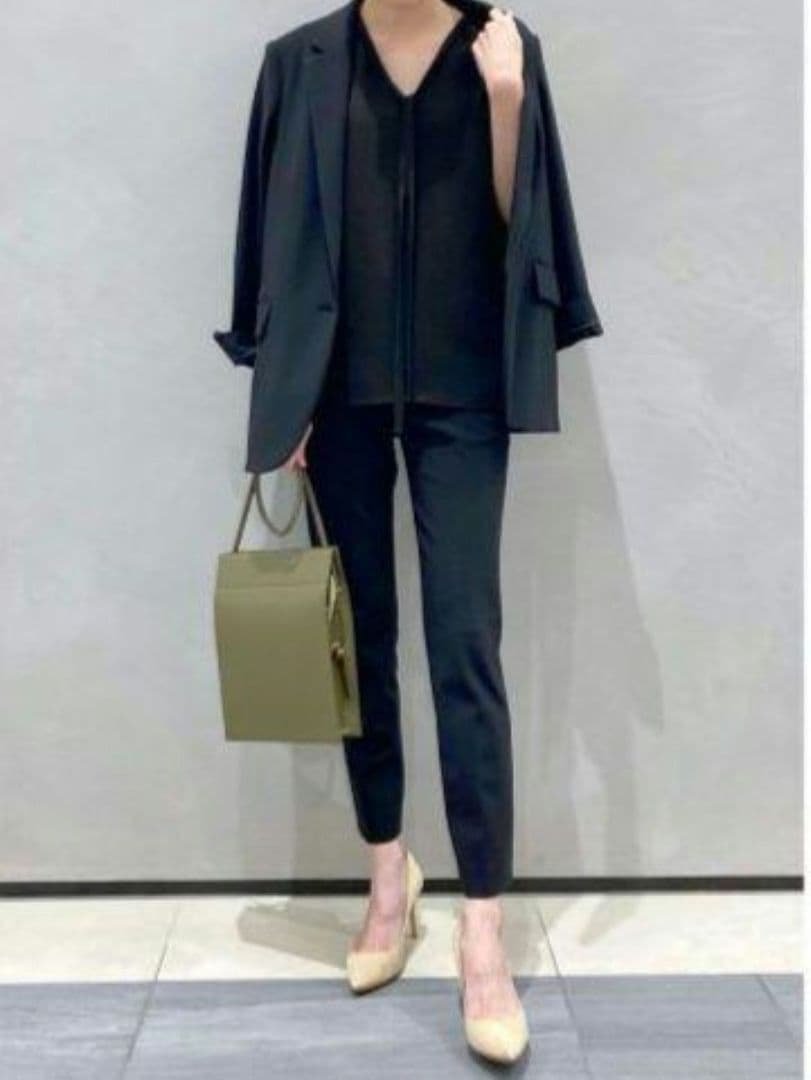 近年/美品 セオリー スーツ セット 1B ウォッシャブル ストレッチ 黒 М