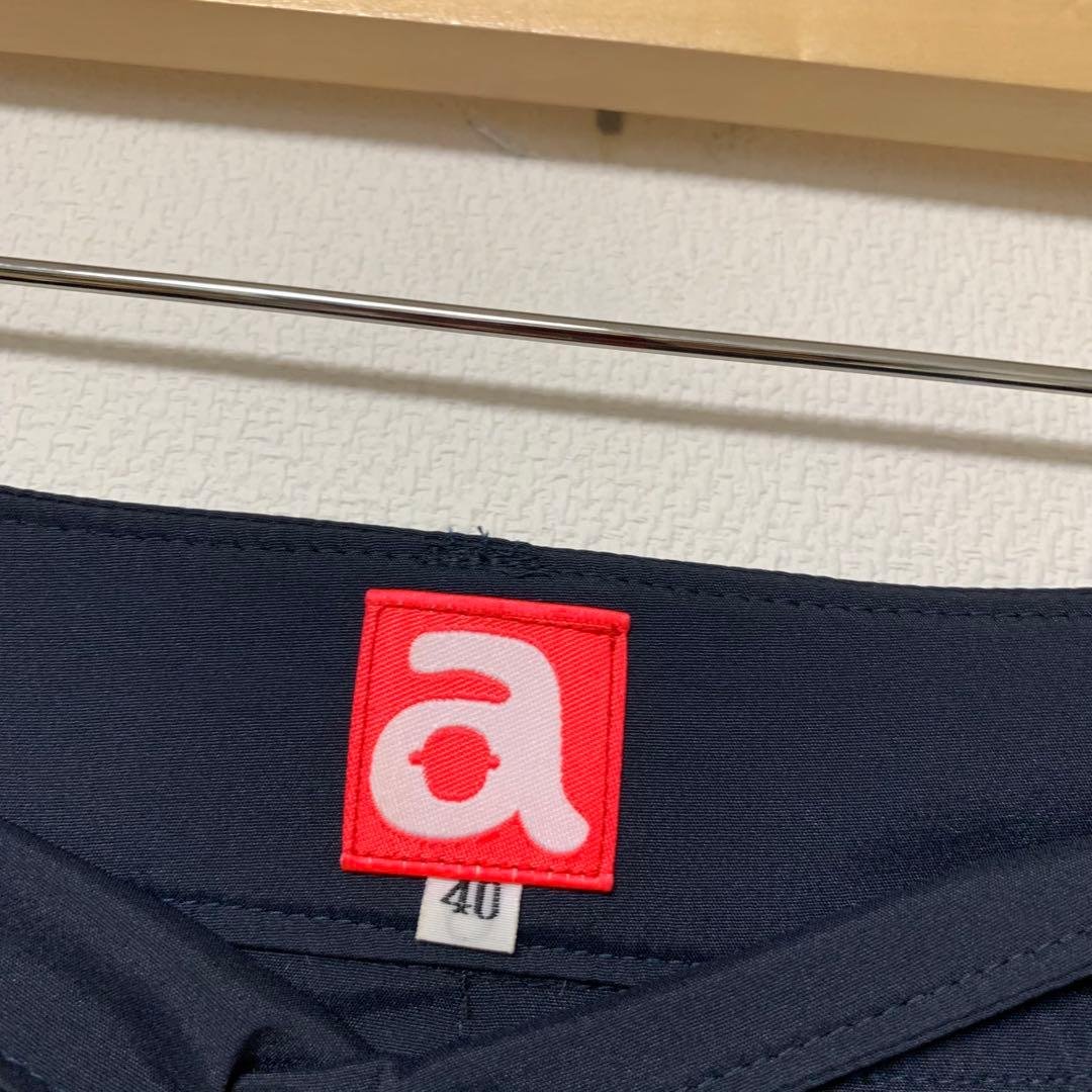 【アルチビオ archivio】スカート 濃紺　ダウン フェザー　ゴルフ