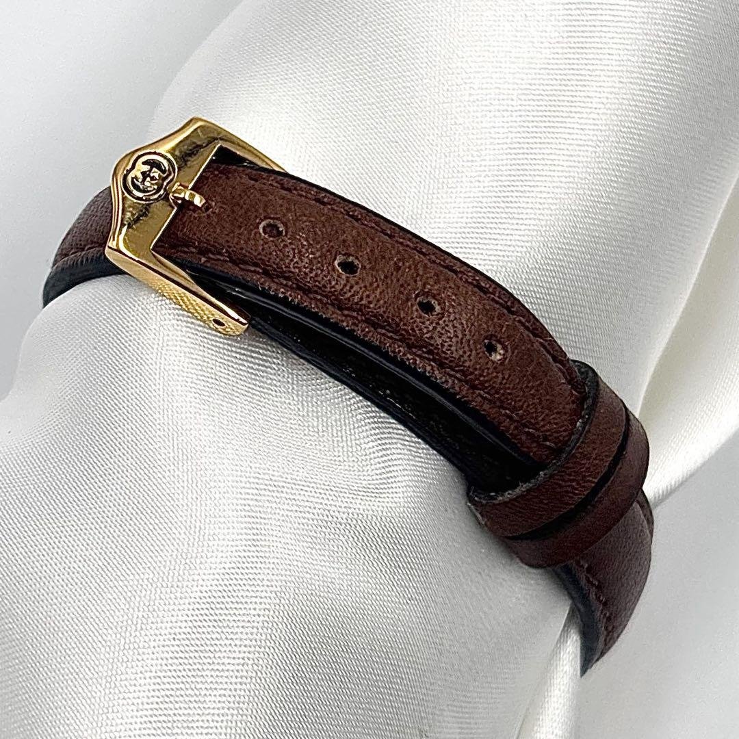 稼働品 グッチ GUCCI 腕時計 レディース ラウンド ゴールド 0331