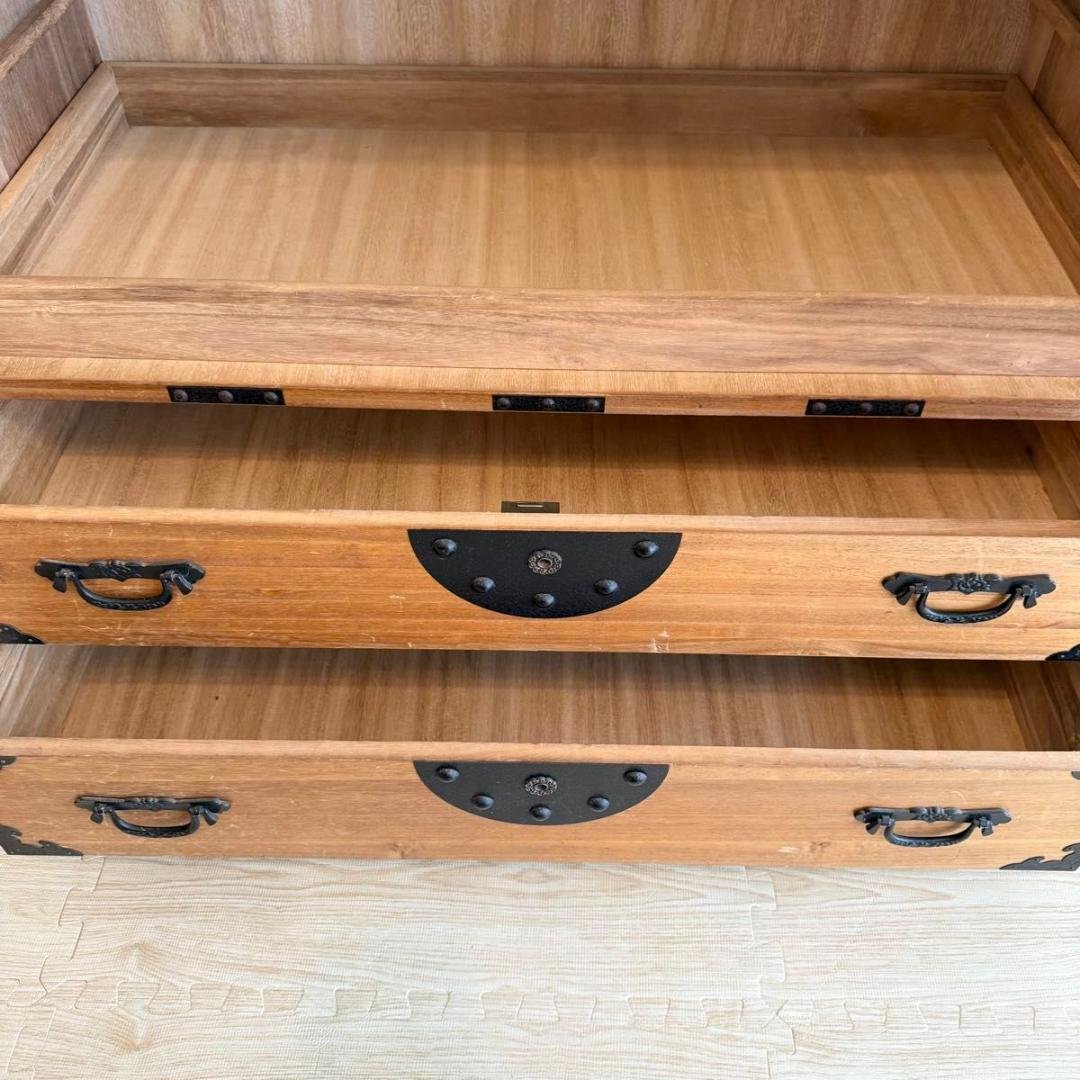 【骨董品】和箪笥／時代箪笥／桐箪笥 アンティーク家具　87-1
