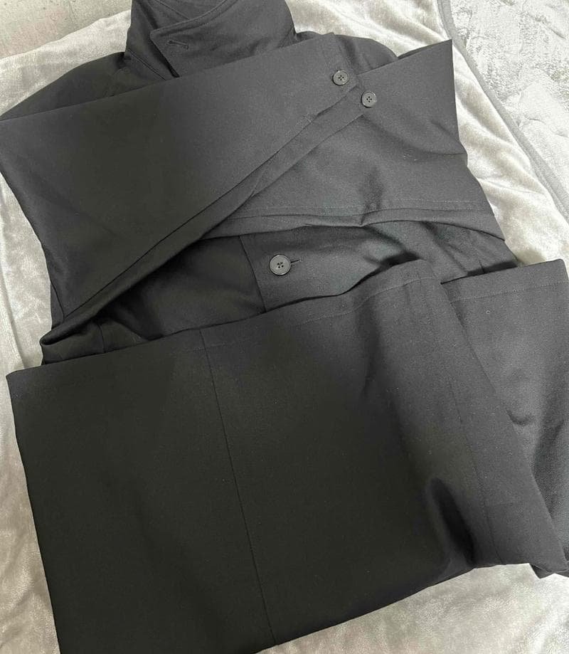 ロングコートブラックあーる様