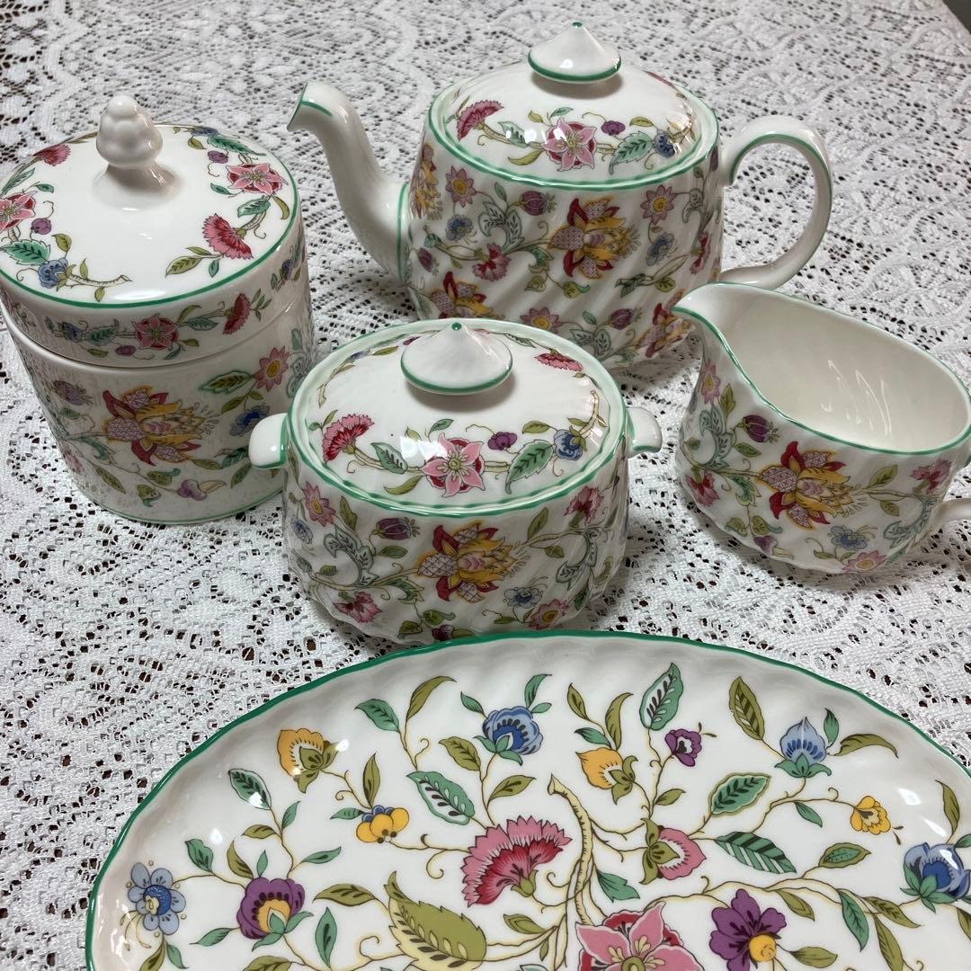 『MINTON』ミントン　ティー、シュガーポット、プレート他　新品未使用