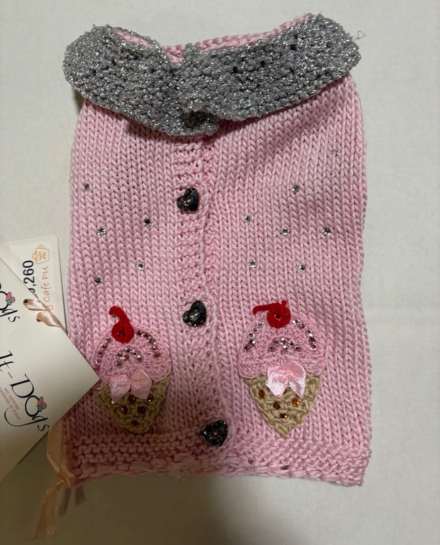 【半額以下】itdogs. アイスクリーム刺繍の犬服