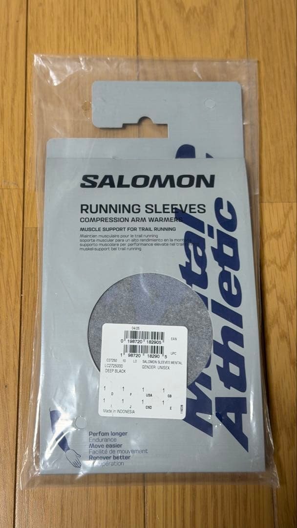 新品 SALOMON MENTAL ATHLETIC サロモンアームスリーブ