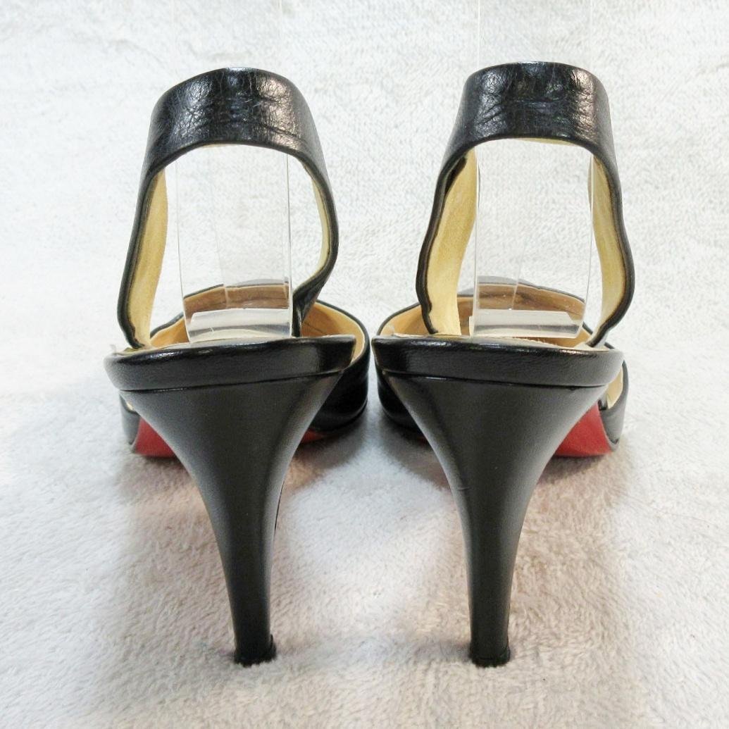 ✨美品✨クリスチャン ルブタン ブラックレザー パンプス EU34.5