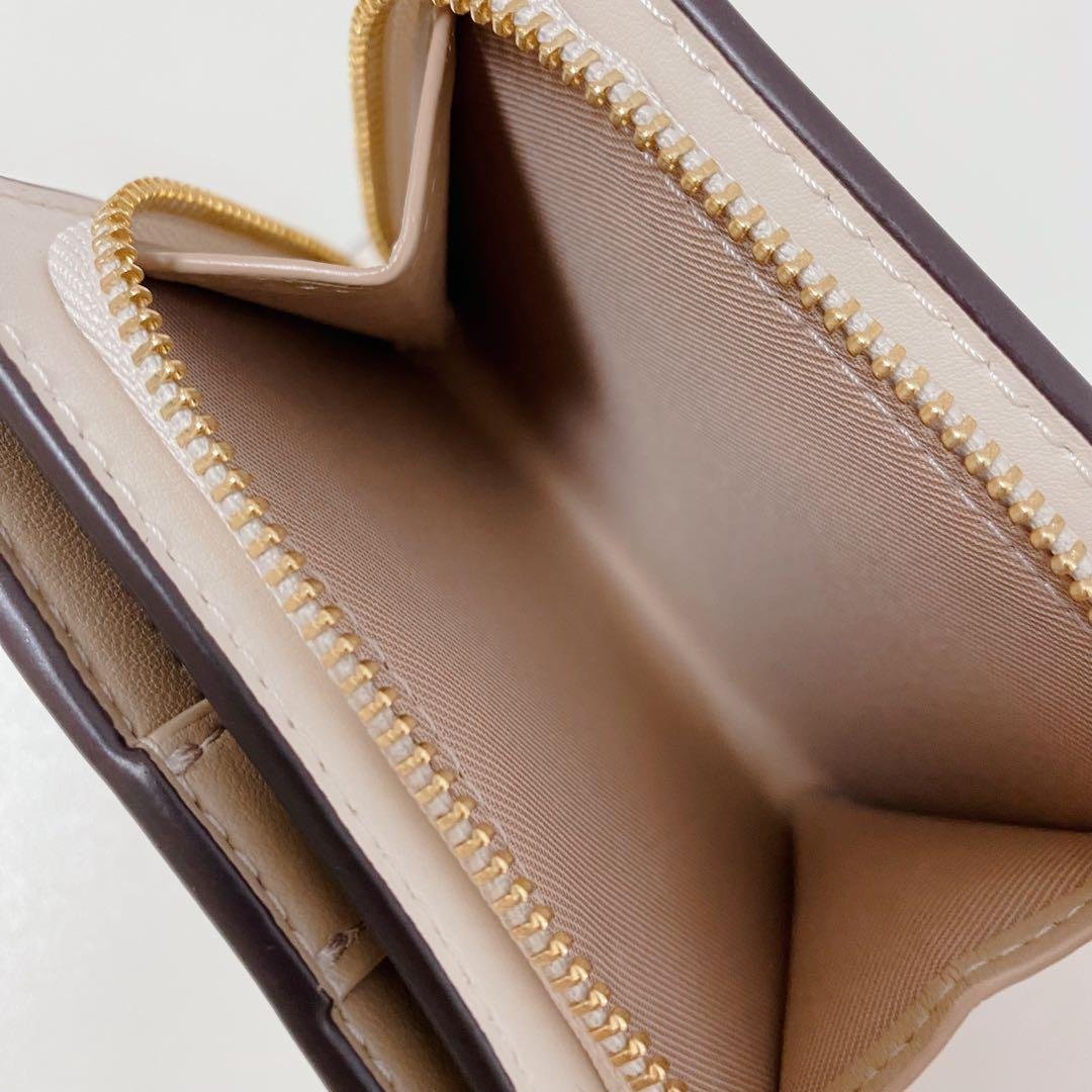 【新品未使用】COACHコーチ★折り財布★スナップウォレット★フローラル花柄①