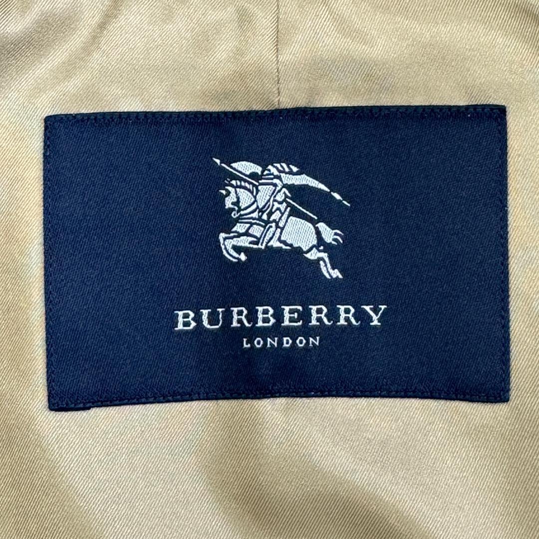 バーバリーロンドン ステンカラーコート ライナー付 M相当 カシミヤ混