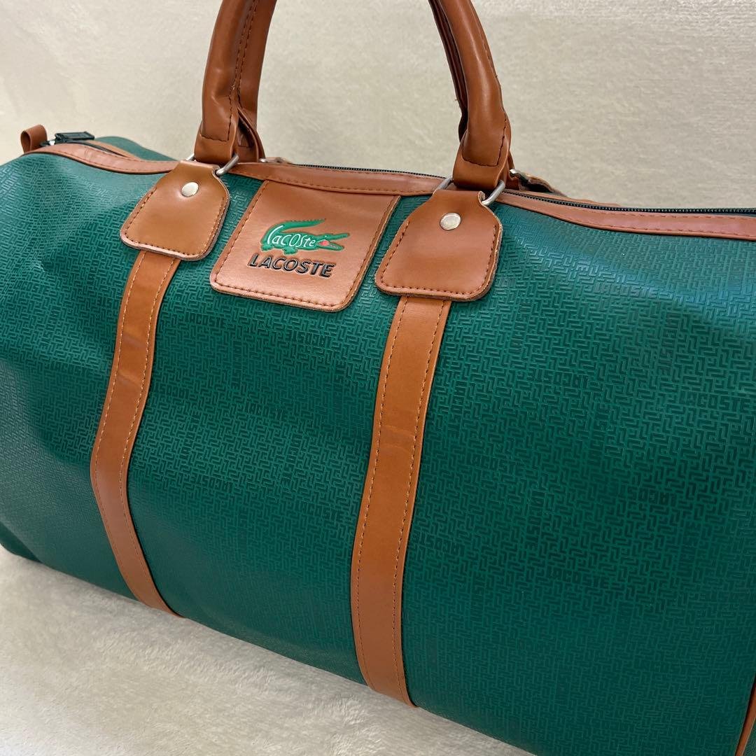 ラコステ　ボストンバック　ゴルフバッグ　旅行　総柄　大容量