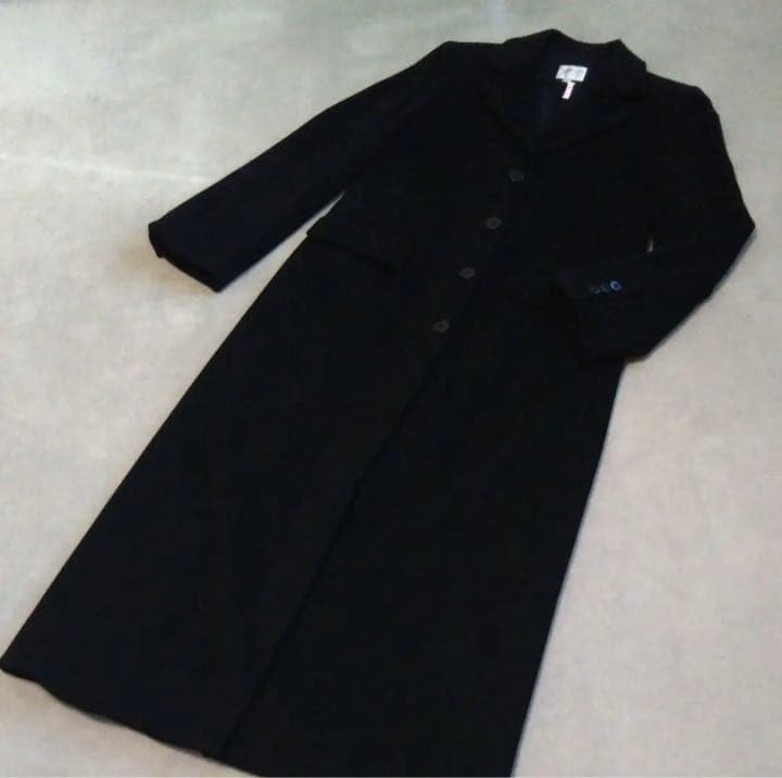 T*K様 ARMANI COLLEZIONI アルマーニ ロングコート 黒 カシ