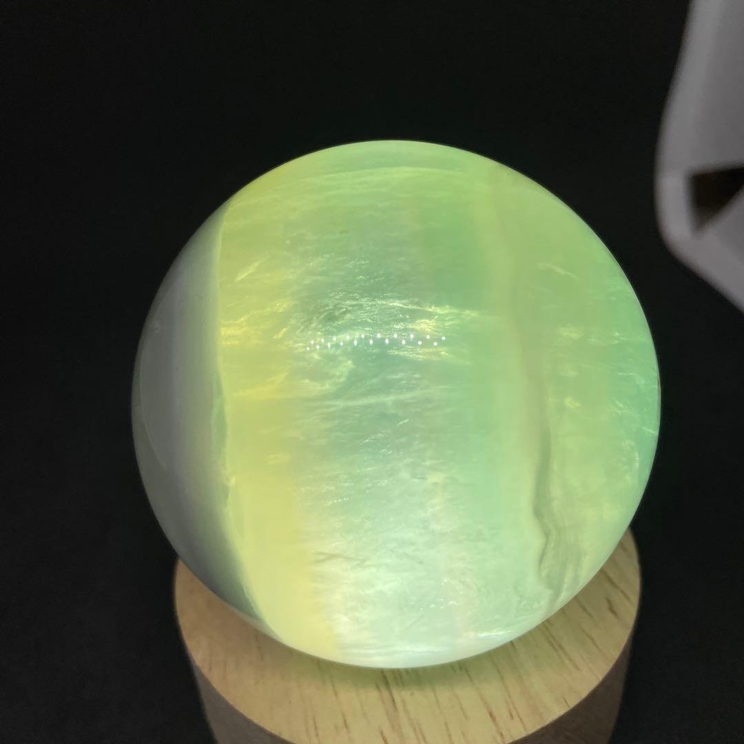 透明度抜群　フェアリーカラー　フローライト　スフィア　イットリウム