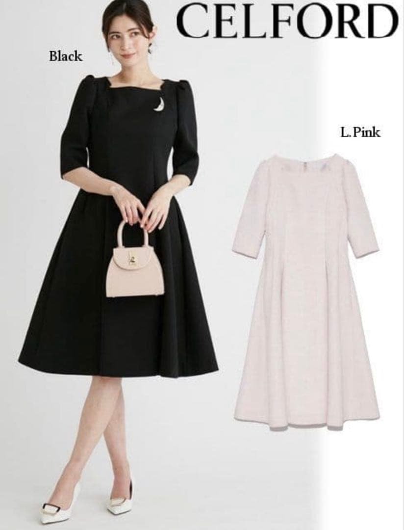 【美品】CELFORD セルフォードトリプルクロスワンピース