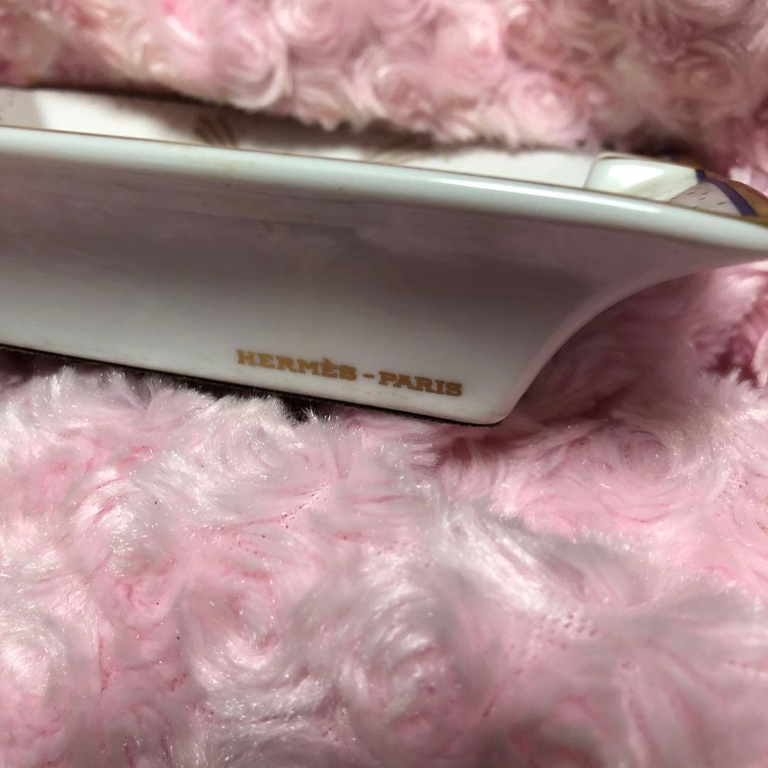 FUKUの希少】エルメス HERMES アッシュトレイ 灰皿 陶器