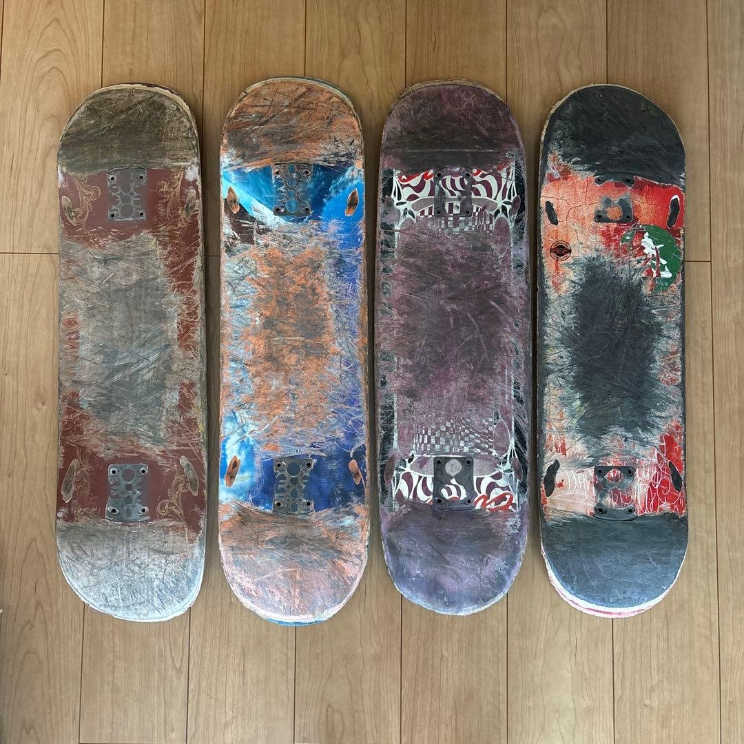 スケートボード　廃デッキ　12枚セット