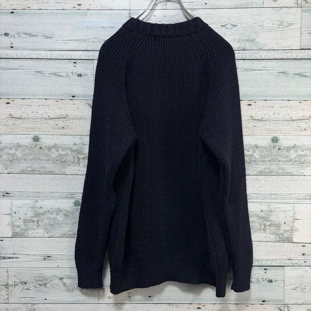 ☆未使用・タグ付☆ケリーウーレンミルズ　畦編みニットプルオーバー　ブラック　38