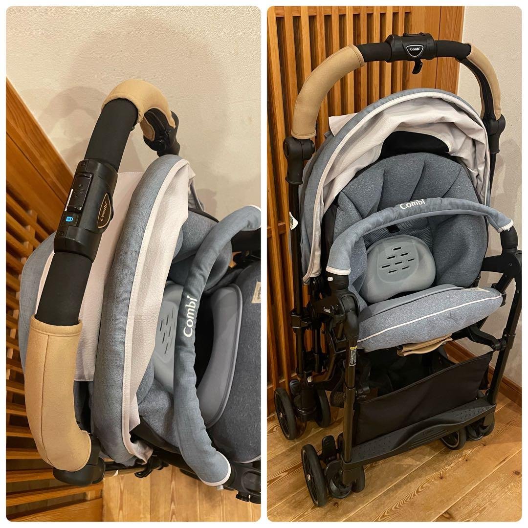 combi スゴカルα 4キャス compact エッグショック シンプライト